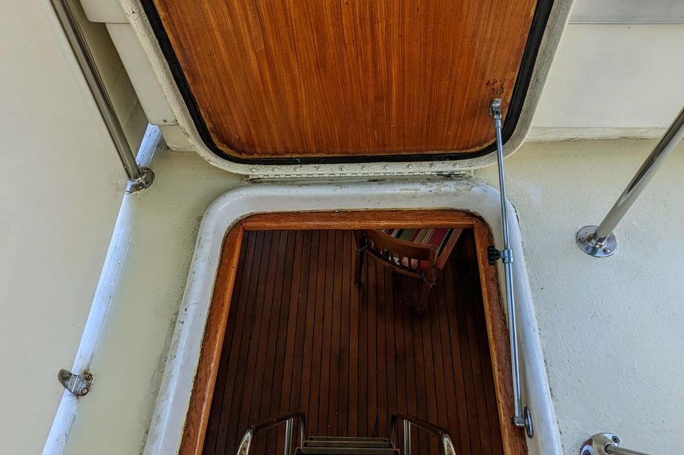 1981 Hatteras Cockpit Motoryacht