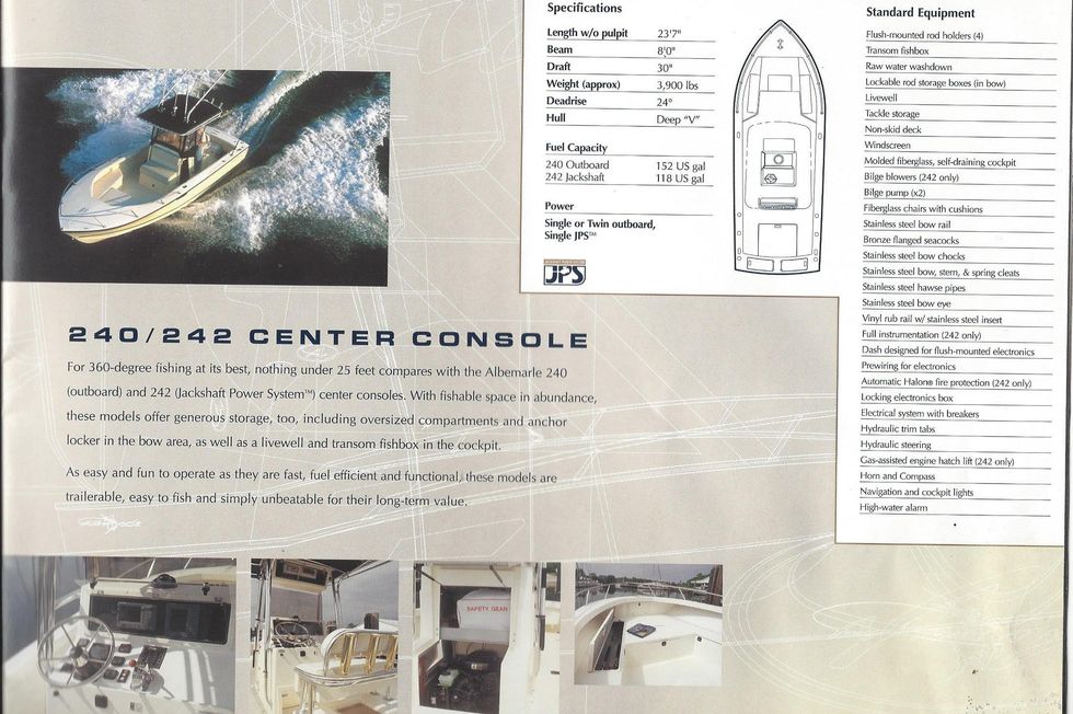 2000 Albemarle 24 Center Console